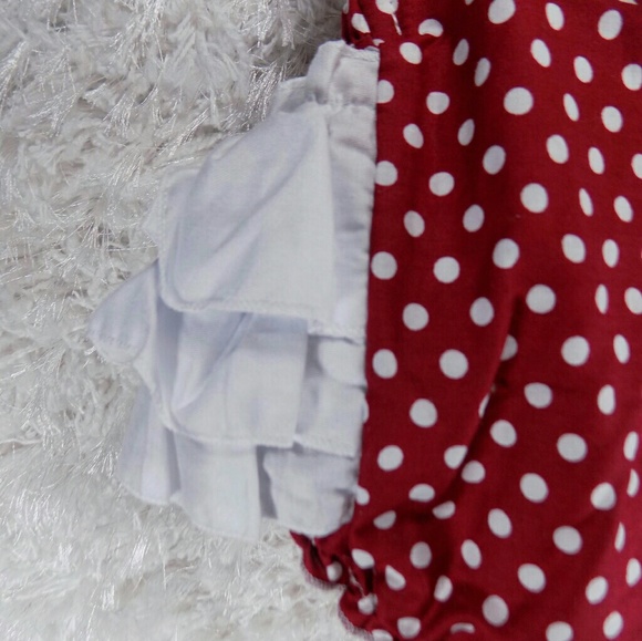 SALE***Maroon polka dots Romper. Kids :) - Picture 4 of 6