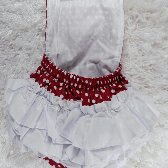 SALE***Maroon polka dots Romper. Kids :) - Picture 6 of 6