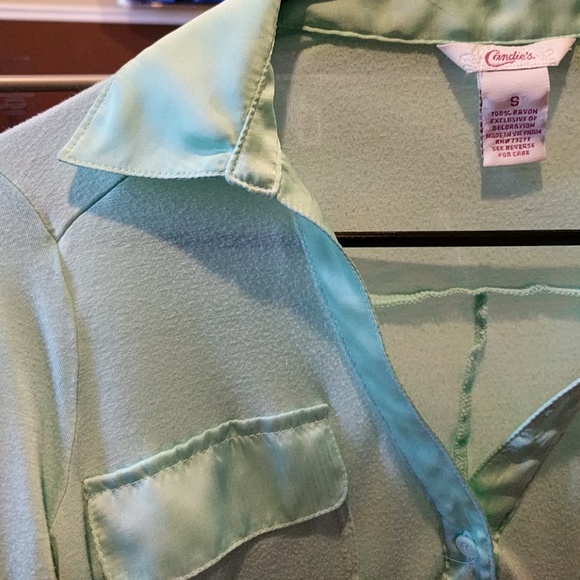 Aqua button down - Picture 2 of 2