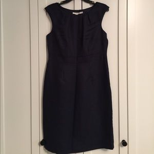 Boden navy blue cap sleeve dress