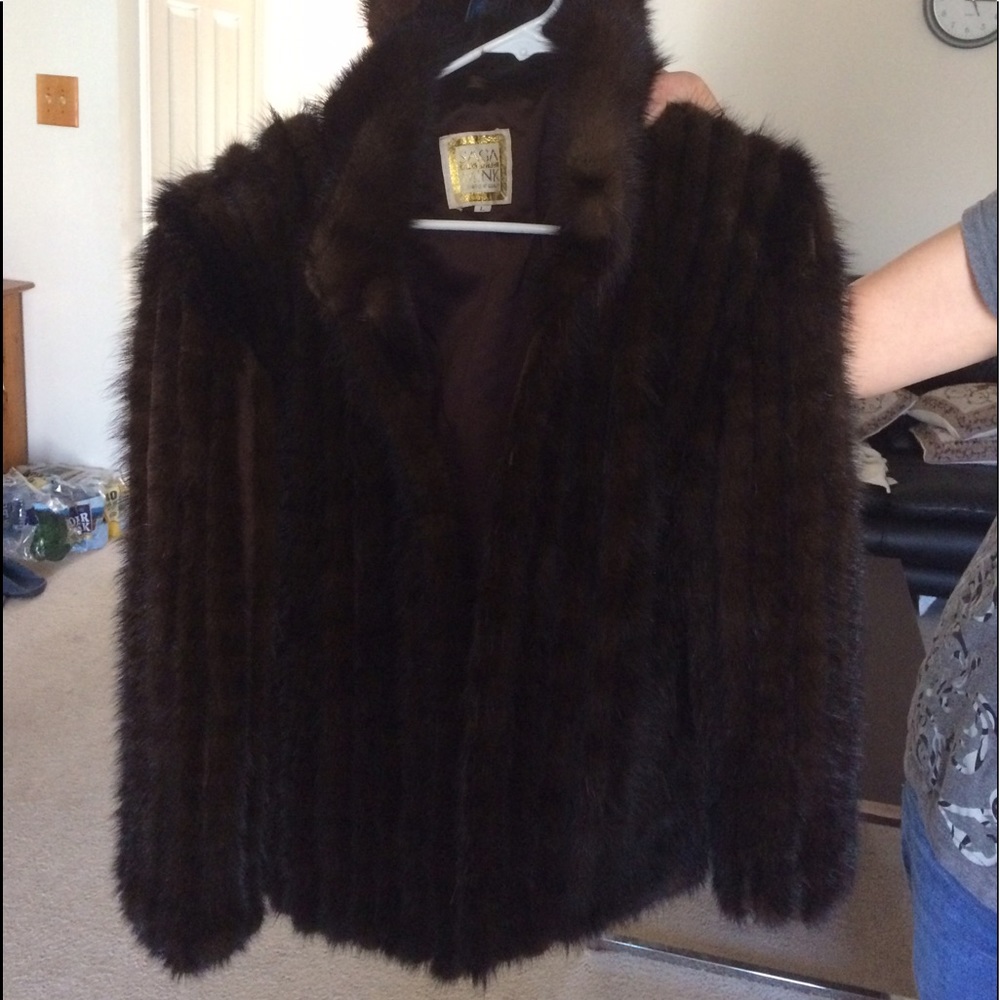 Saga Mink Fur Coat and Hat