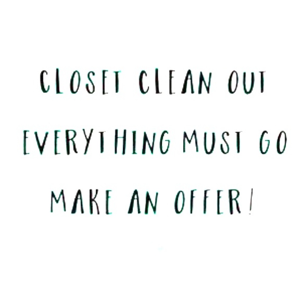 Closet clean out
