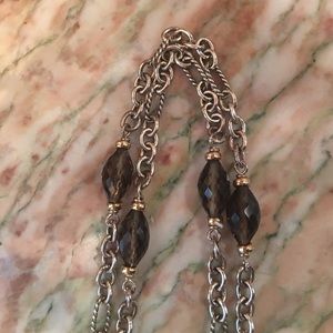 David Yurman Necklace Figaro Link 18k Silver