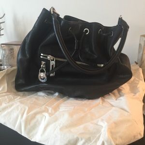 MK Michael Kors Black Leather handbag
