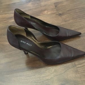 Nine West brown pumps