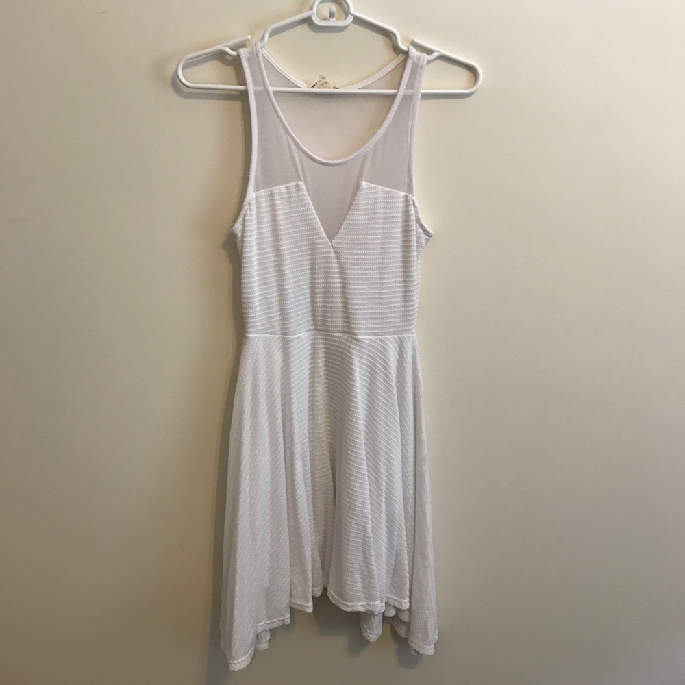 White dress, sheer dress