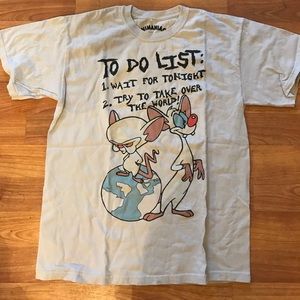 Pinky and the brain t shirt