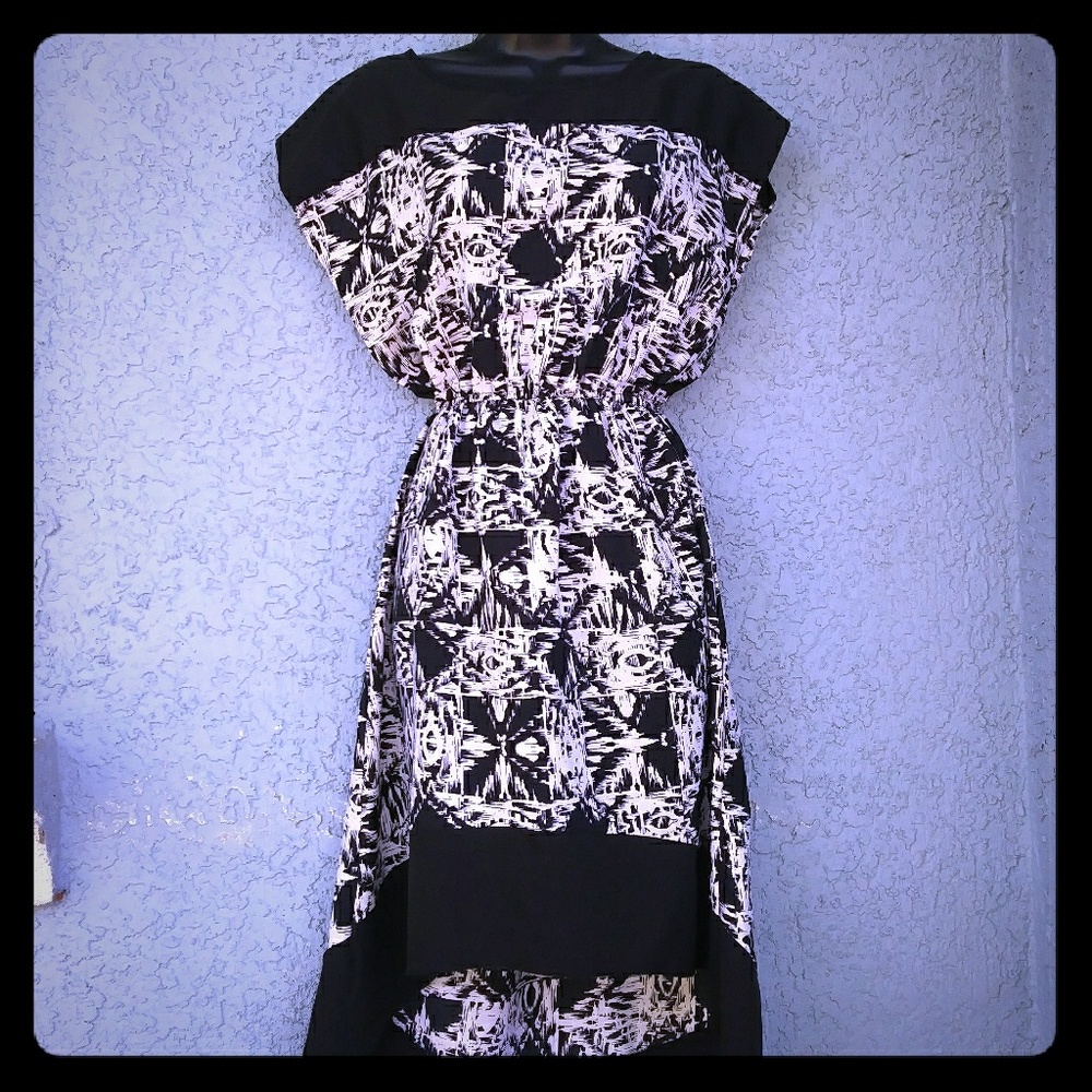 Modern print dress