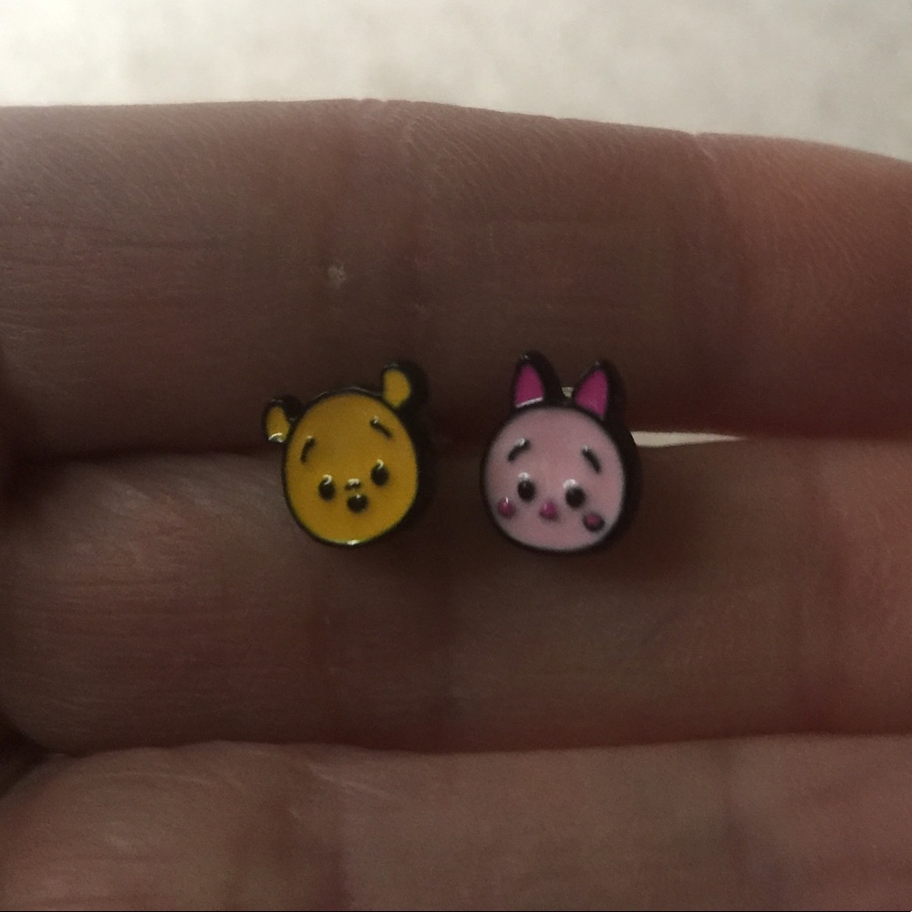 Pooh & Piglet Earrings (nwot)🚫FIRM 🚫 - Picture 2 of 2