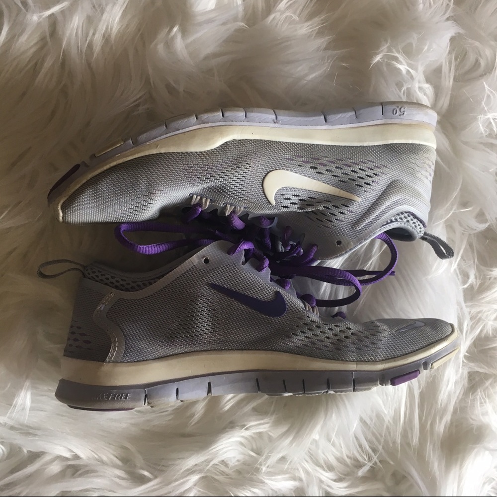 Purple Nike free 5.0