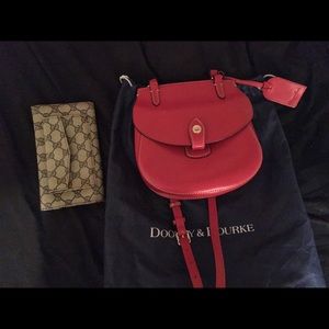 Red Dooney & Bourke Crossbody Saddle bag