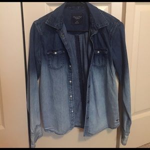 Denim button up