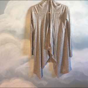 Vince light weight gray wrap sweater small