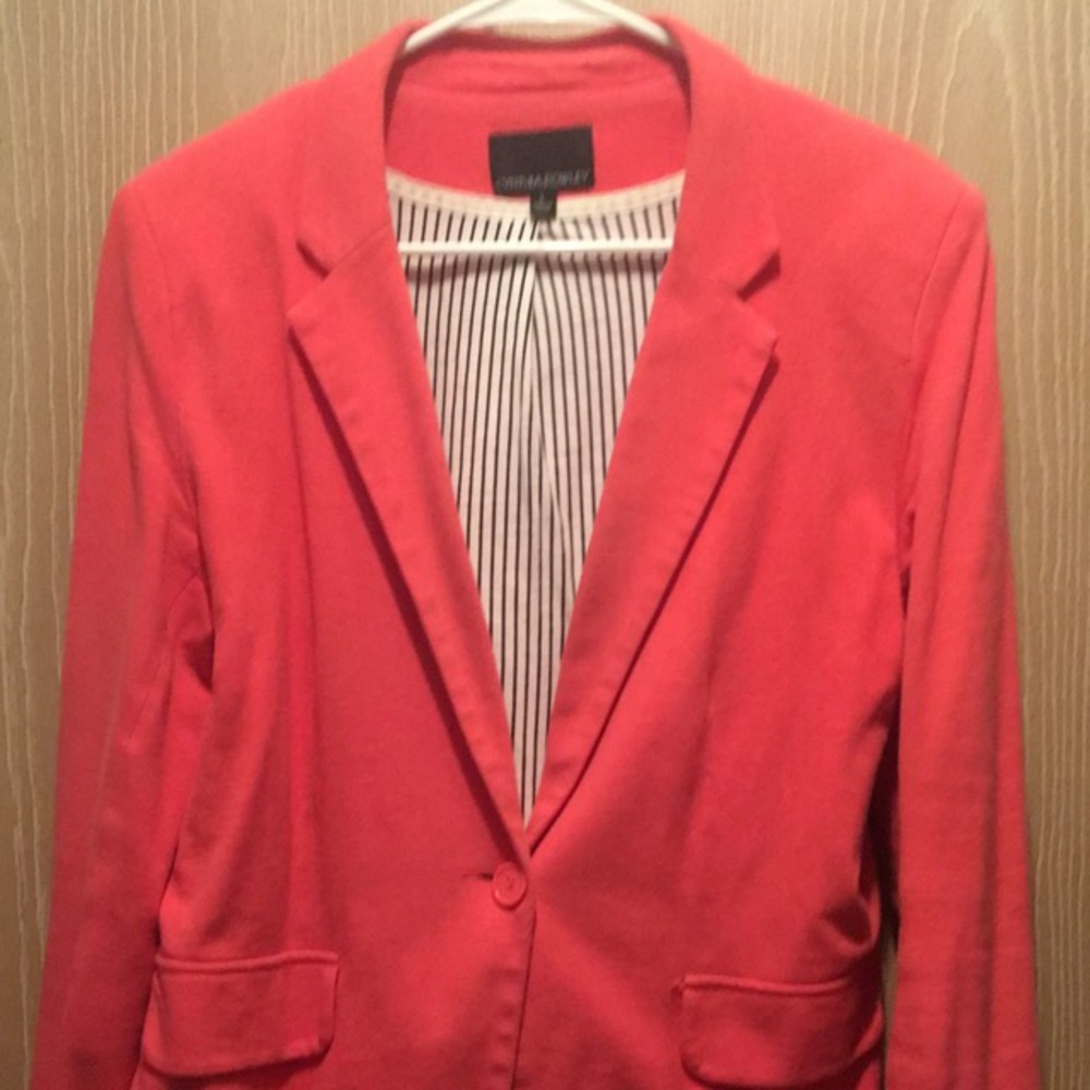 Pink cotton Blazer