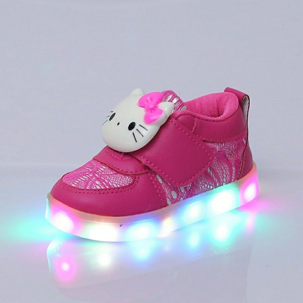 Hello Kitty Led Light Shoes for Toddler  Size 9