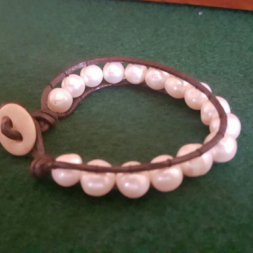 Pearl wrap bracelet