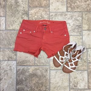 American eagle terra-cotta midi shorts size 0