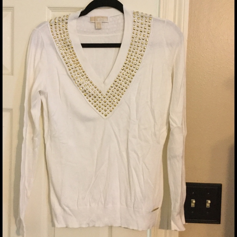 Michael Kors Embellished Pullover