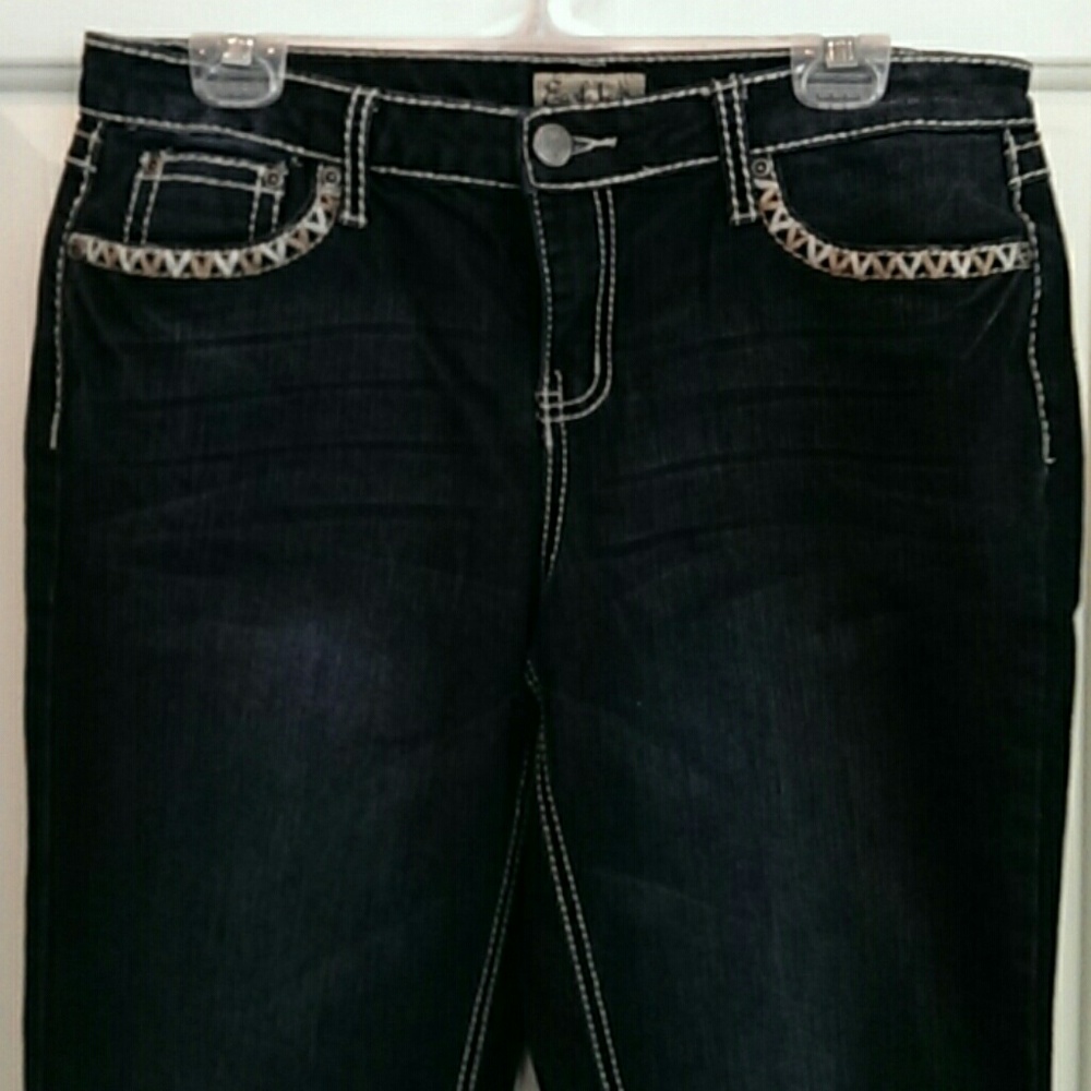 Earl Boot Cut Jeans heavy stitching dark rinse 12P