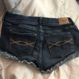 Dark Wash Abercrombie Shorts