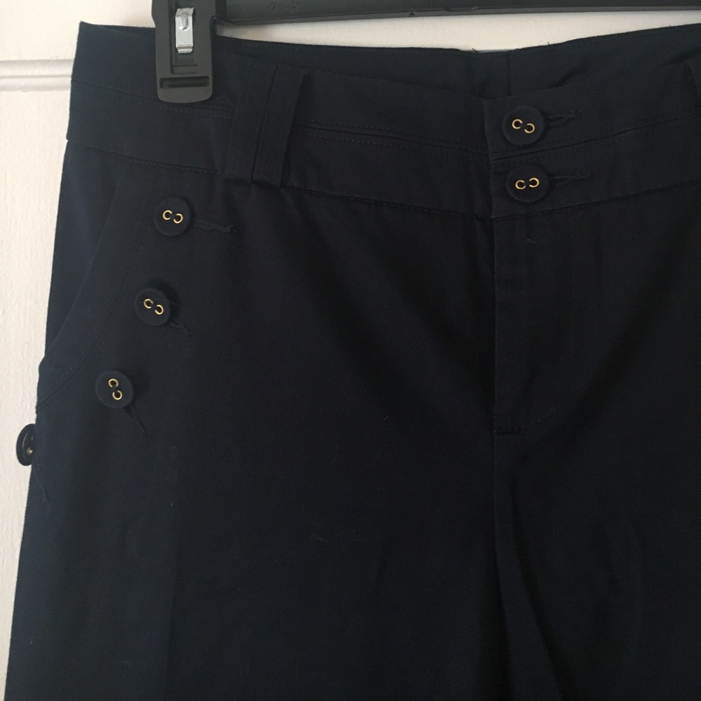 Navy blue nautical dress pants