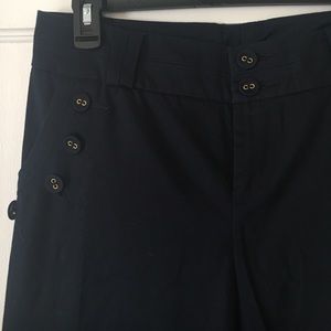 Navy blue nautical dress pants