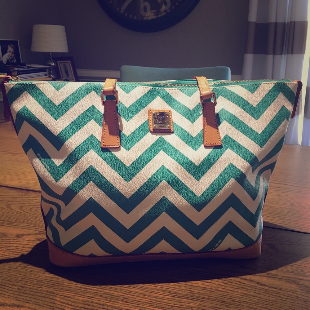 Dooney and Bourke Chevron Tote