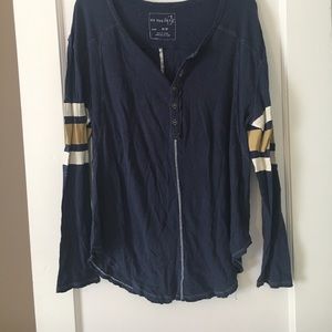 Free people baseball shirt