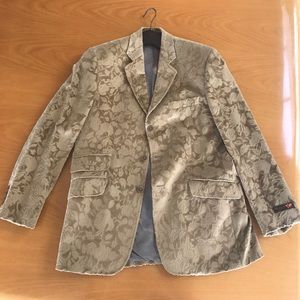 sports coat dinner jacket velvet jacket eden beige