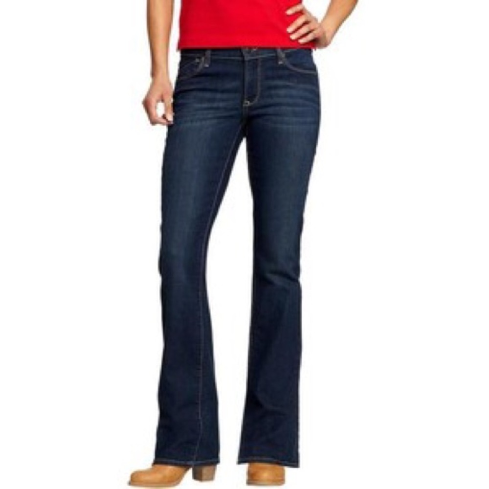 Old Navy "The Flirt" dark boot cut jeans