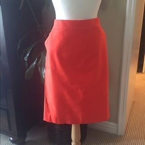 J crew factory orange skirt size 20