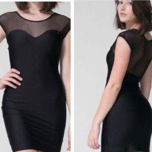 American apparel sweetheart mesh dress