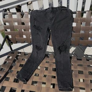 BDG Black Distressed Jeans