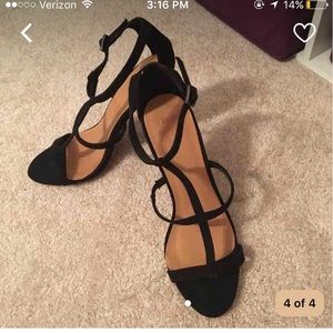 Asos black hostage heels