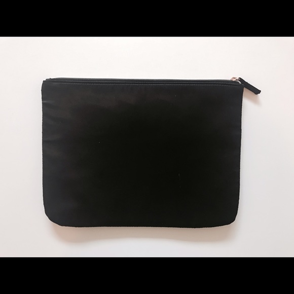 Matte Black Sparkle Clutch - Picture 2 of 3
