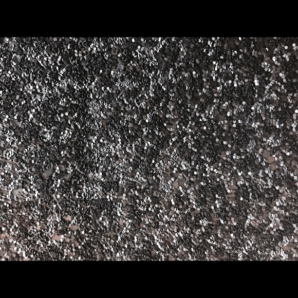 Matte Black Sparkle Clutch - Picture 3 of 3