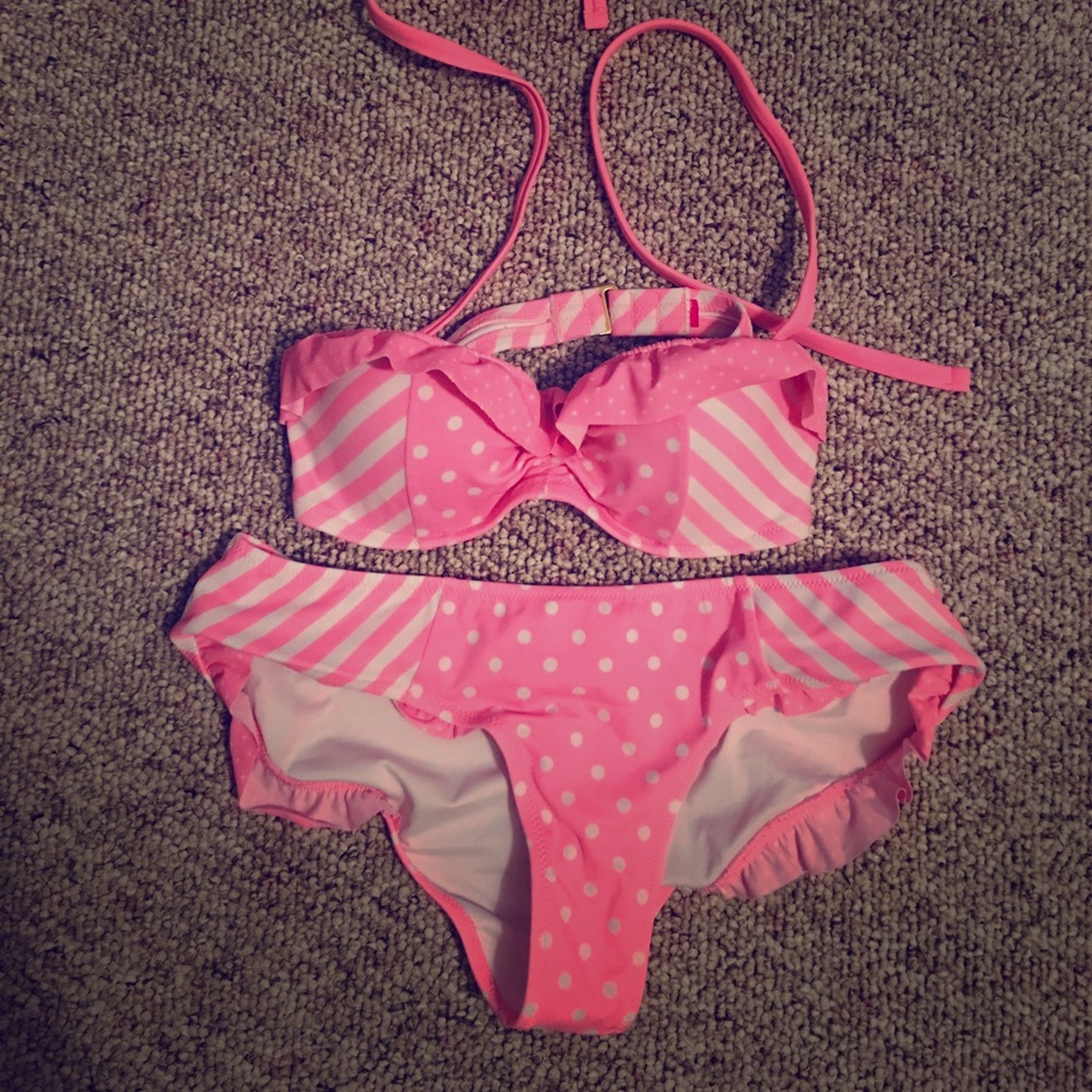 PINK swim suit.