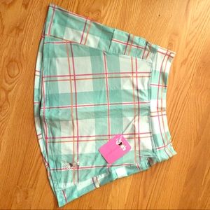Runningskirts Caribbean plaid running skirt size 8