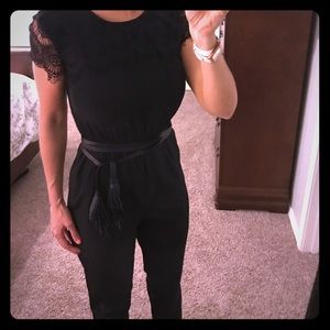 Black Lace Jumpsuit XS