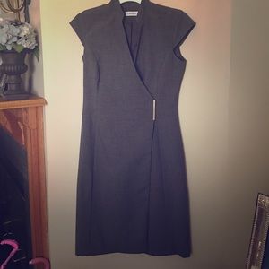 Keeping it Classy 🌺. Calvin Klein Wrap Dress