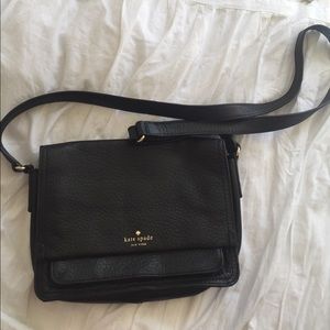 Adorable black Kate spade cross body