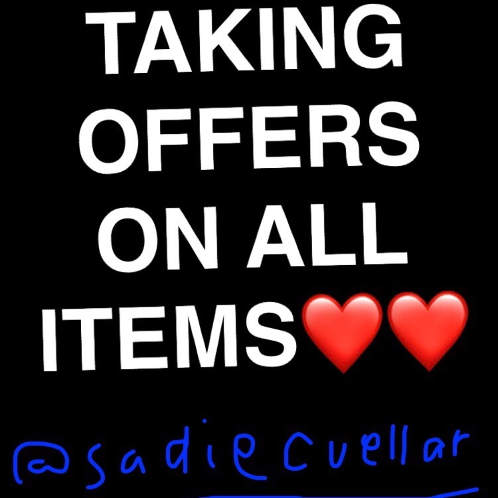 TAKING OFFERS ON ALL ITEMS