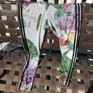 Floral Adidas Leggings
