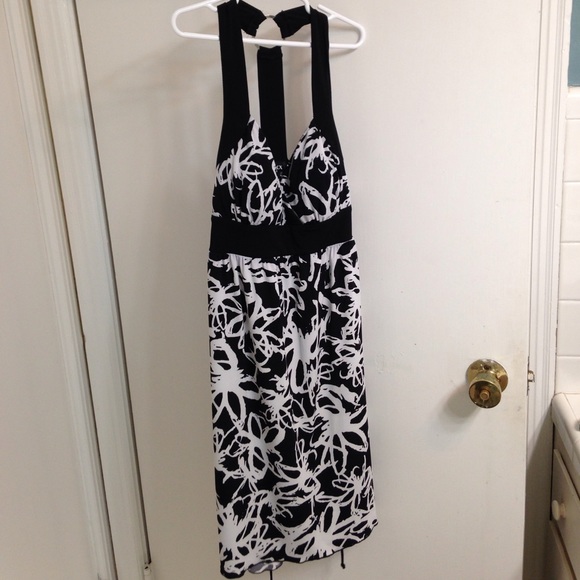 Black and white cocktail dress - Picture 1 of 4