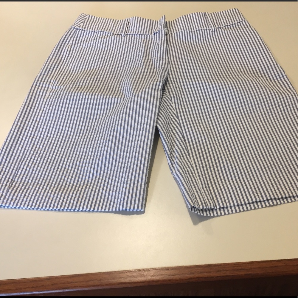 BCBG MaxAzria Seersucker Shorts