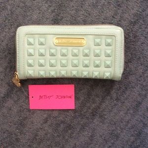 NWT Betsy Johnson Turquoise Wallet