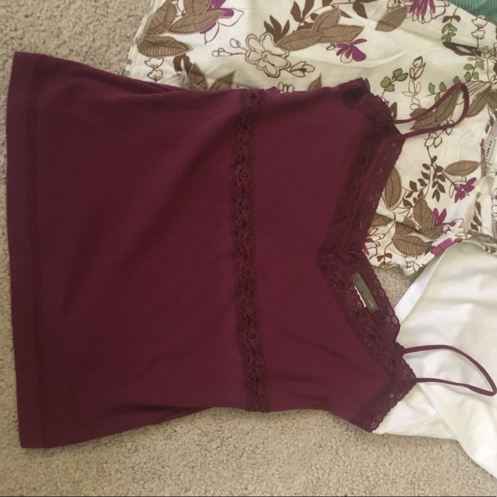 Lot of 5 tank tops layering GAP J. Crew Old Navy - Picture 2 of 8