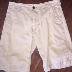 Tan Aeropostale Flat Front Shorts