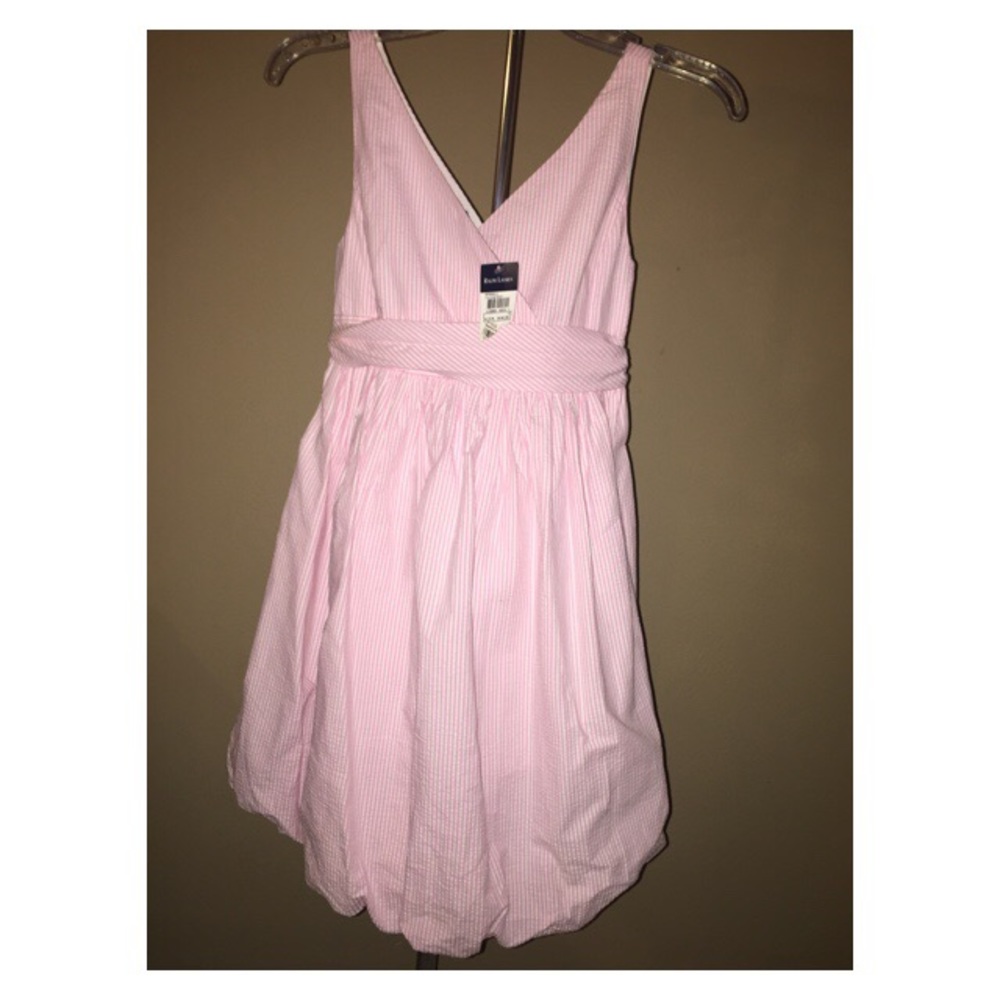 Ralph Lauren Pink Striped Dress 🌱