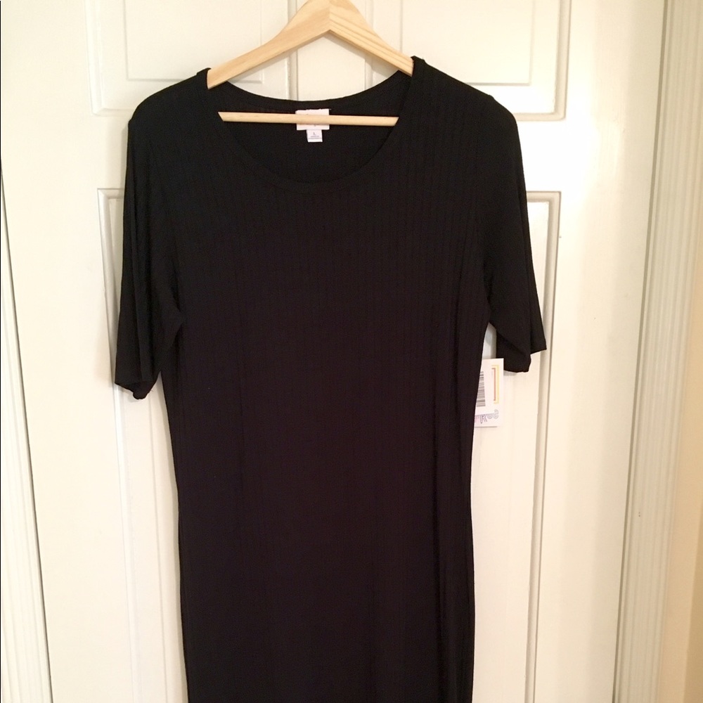 *Reserved 4/17* LLR solid black Julia w/ stripes.